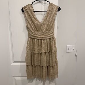 Lilly Pulitzer gold dress NWT